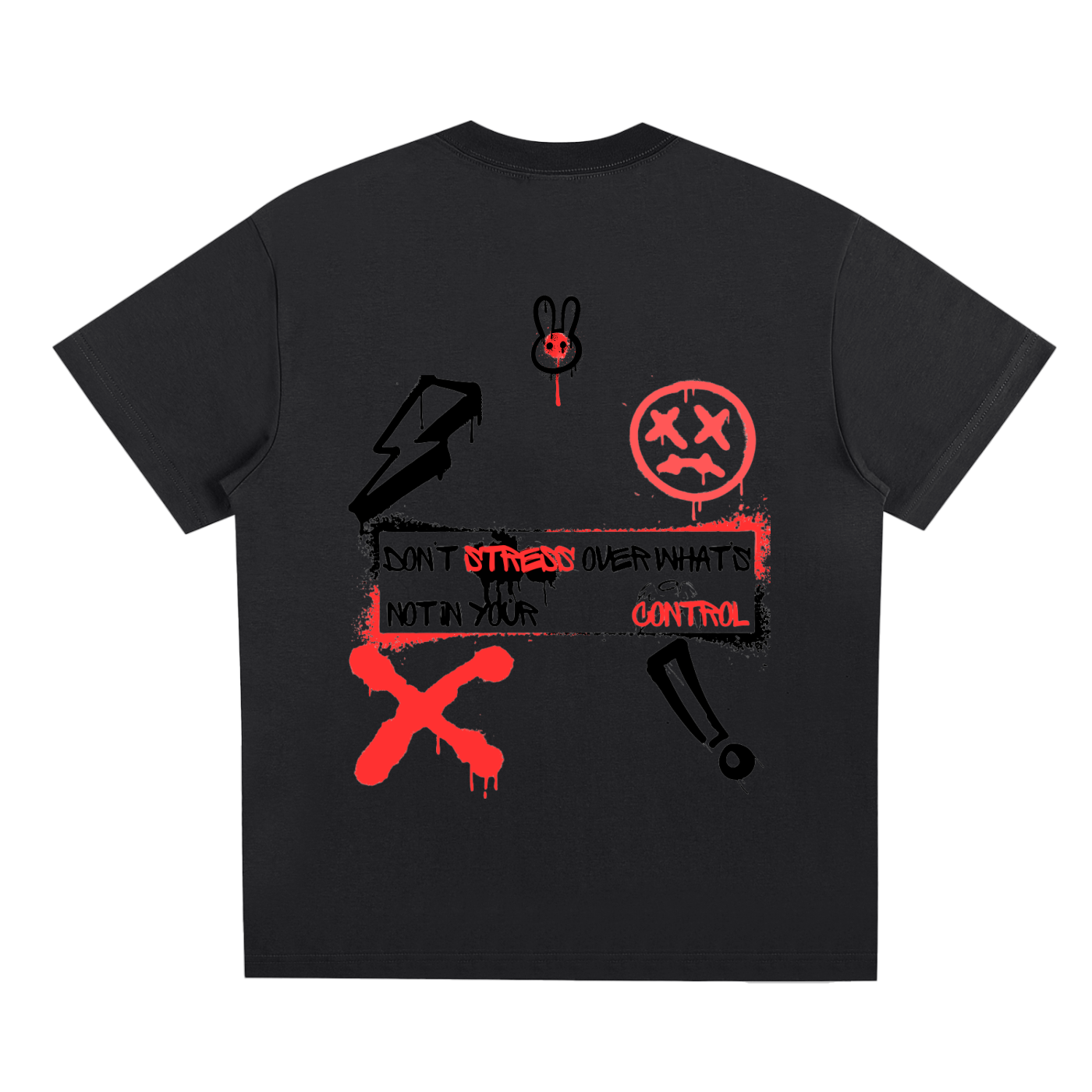 Graffiti Unisex Tee - Sad Yet Motivational Design