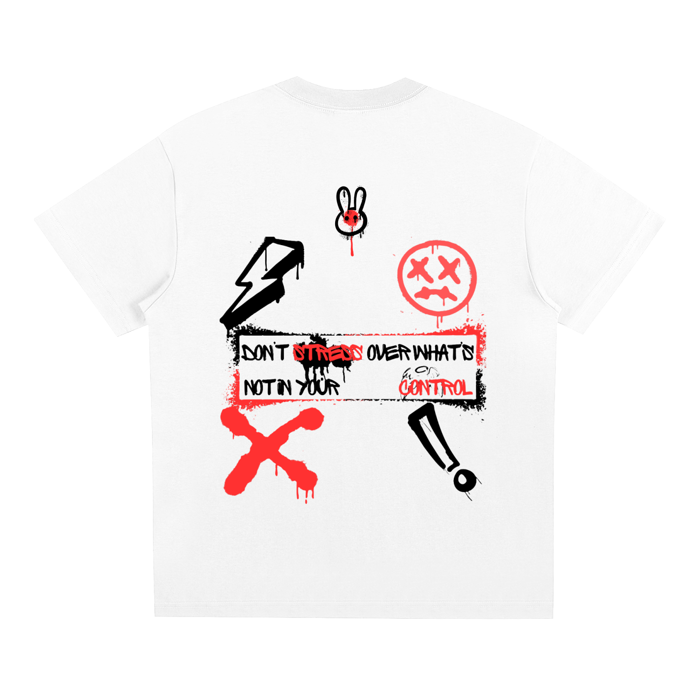 Graffiti Unisex Tee - Sad Yet Motivational Design