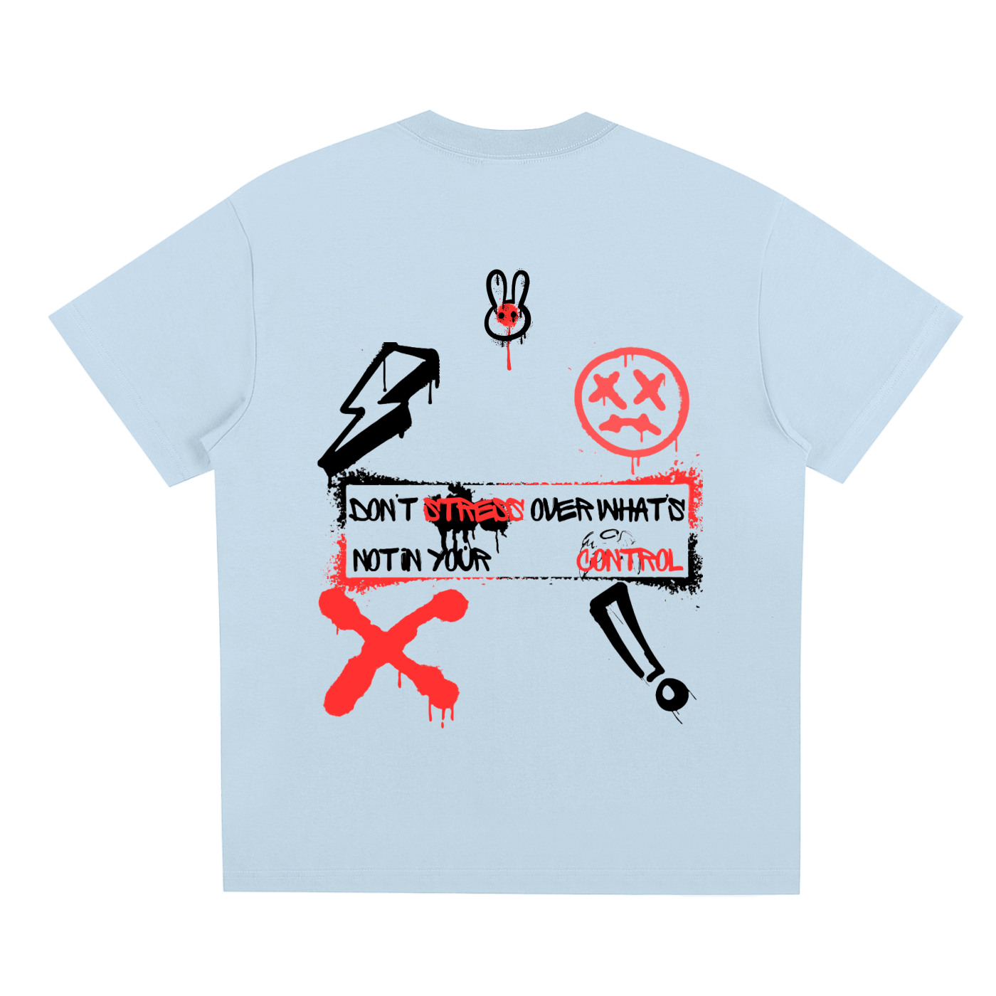 Graffiti Unisex Tee - Sad Yet Motivational Design