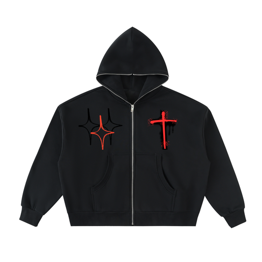 FullZipHoodie,BoxyHoodie,GraffitiArt,StreetArt,UrbanArt,DarkHumor