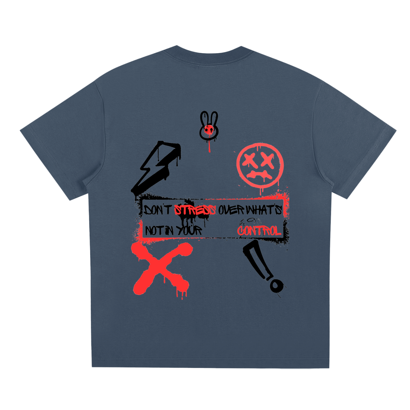 Graffiti Unisex Tee - Sad Yet Motivational Design