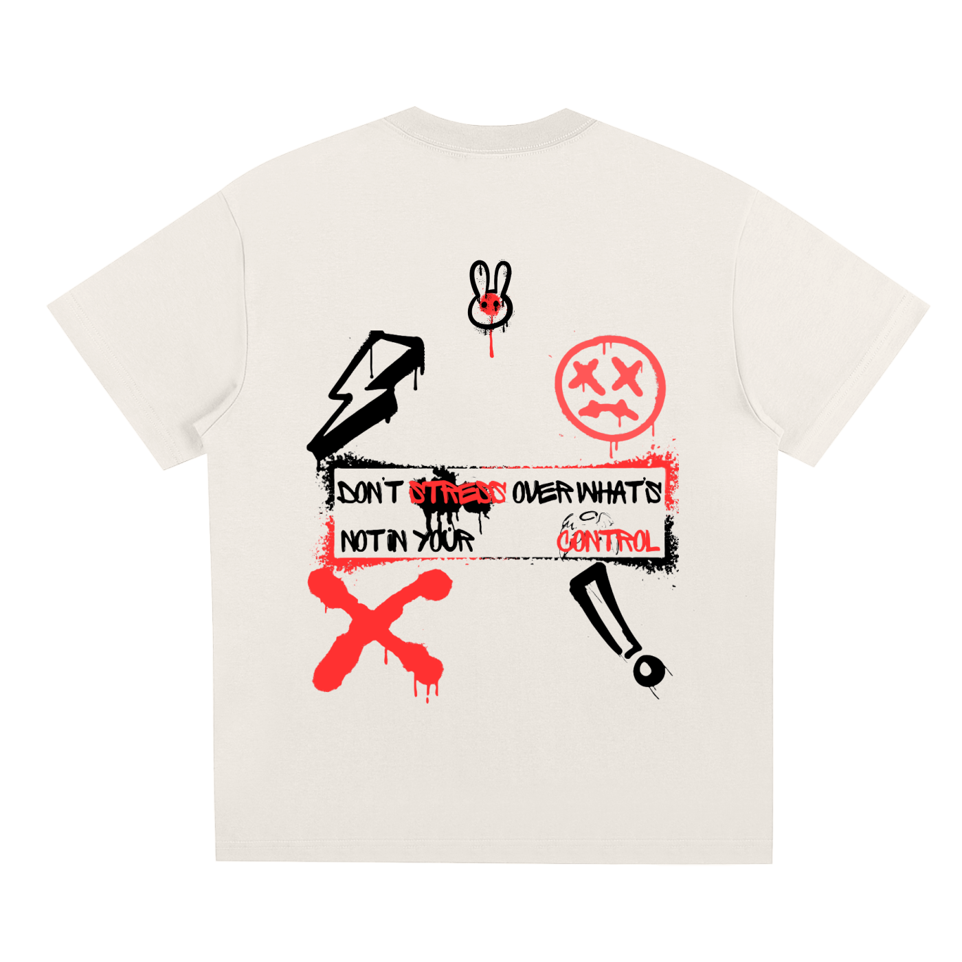 Graffiti Unisex Tee - Sad Yet Motivational Design