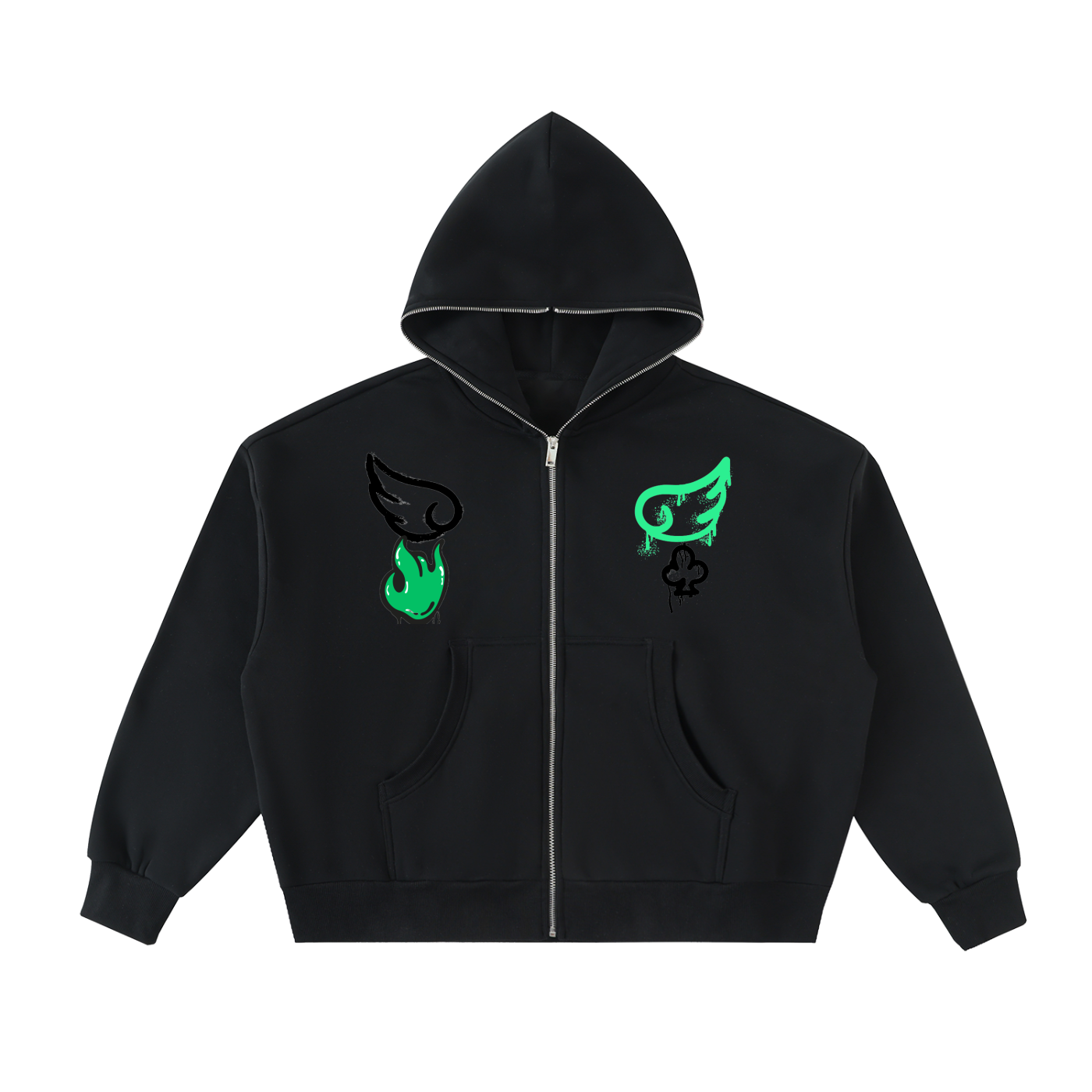 Music Full-Zip Boxy Hoodie design