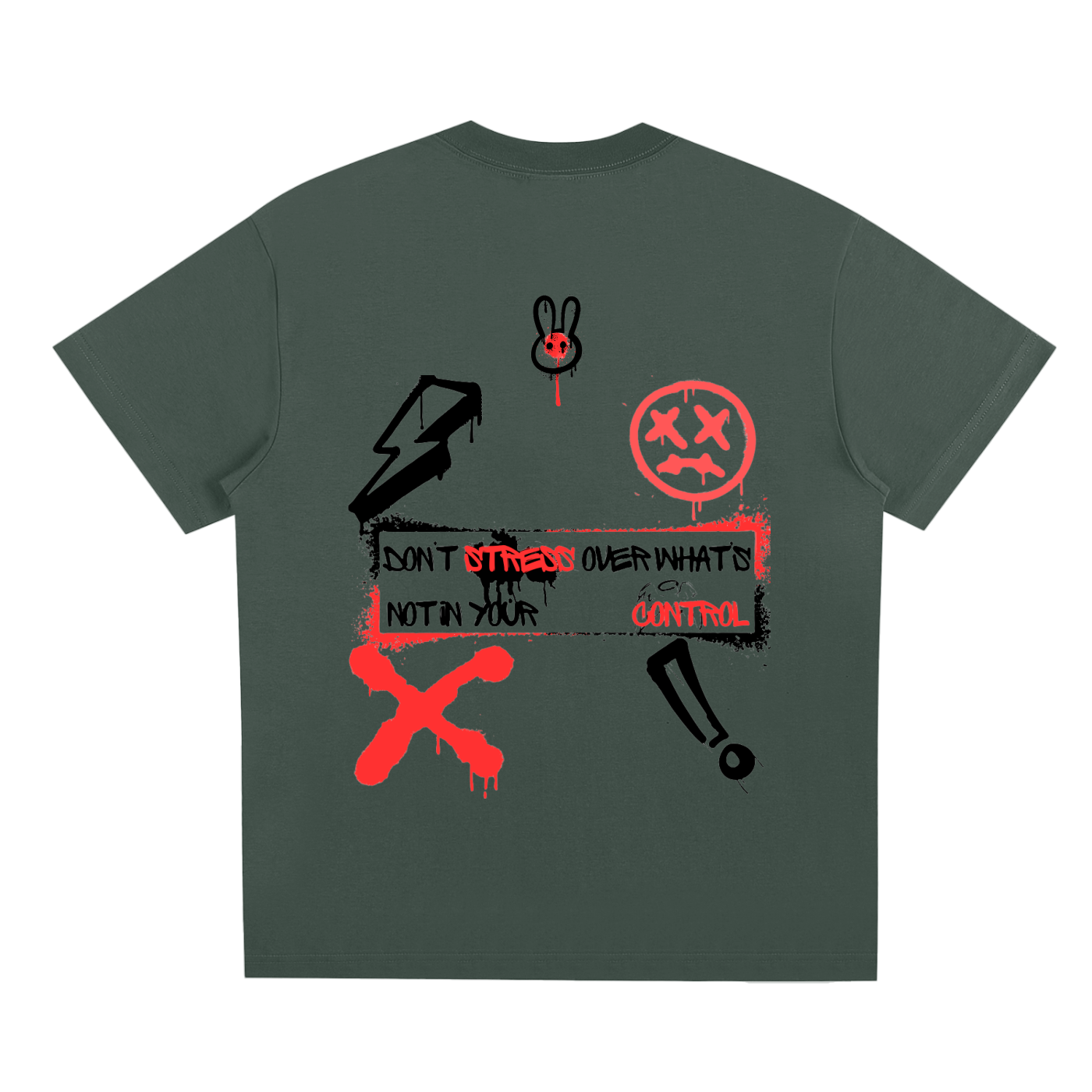 Graffiti Unisex Tee - Sad Yet Motivational Design